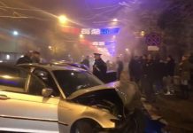 Accident cu șase victime, la Târgu-Jiu, după o cursă ilegală de mașini