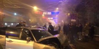 Accident cu șase victime, la Târgu-Jiu, după o cursă ilegală de mașini