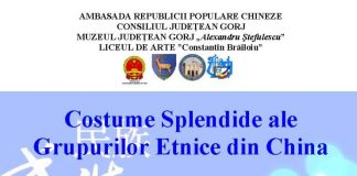 Fotografii cu costume tradiţionale din China, adunate într-o expoziţie de prestigiu, la Târgu-Jiu