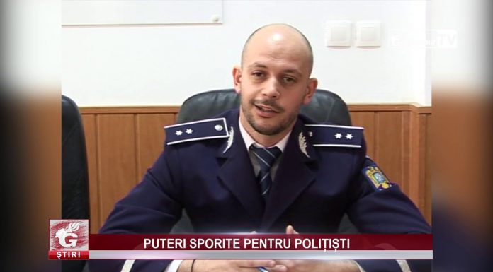 PUTERI SPORITE PENTRU POLIȚIȘTI