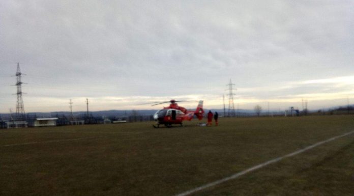 FOTO: Elicopter SMURD, chemat de urgență la Târgu-Cărbunești