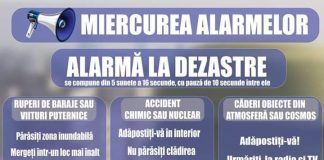 ,,Miercurea Alarmelor”: 18 sirene au sunat în Gorj, într-o nou exercițiu IGSU
