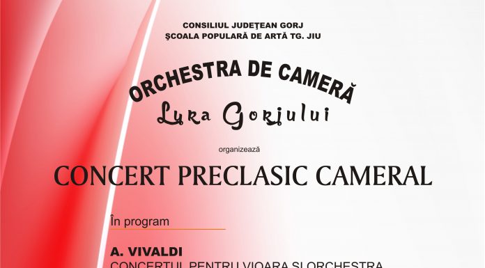 Mâine, un nou concert al Orchestrei Lyra Gorjului