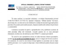 Măsuri stricte, la Spitalul Orășenesc Rovinari