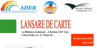 Lansare de carte, la Biblioteca Județeană