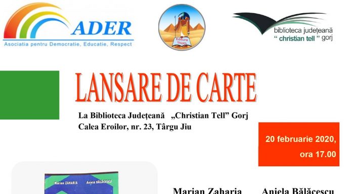 Lansare de carte, la Biblioteca Județeană