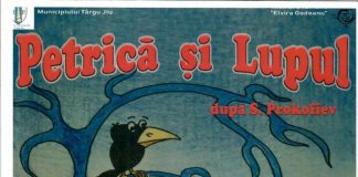 Copiii au invitaţie la distracţie, la teatrul din Târgu-Jiu! Se joacă, din nou, spectacolul „Petrică şi lupul”