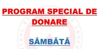 Program special de donare de sânge, la Centrul de Transfuzie