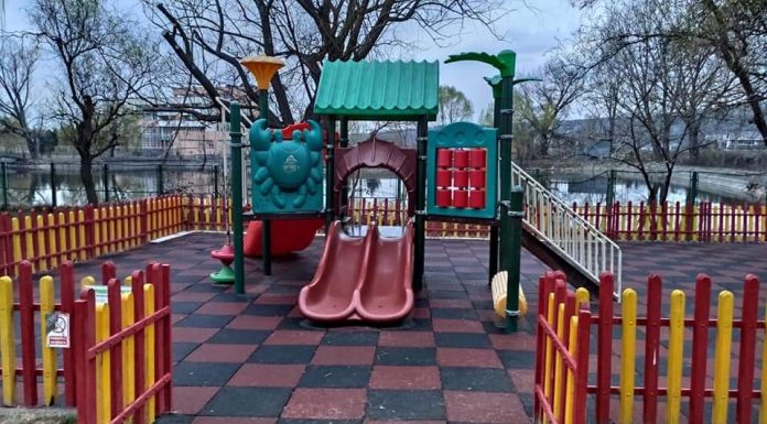 Locurile de joacă din Târgu Jiu, dezinfectate