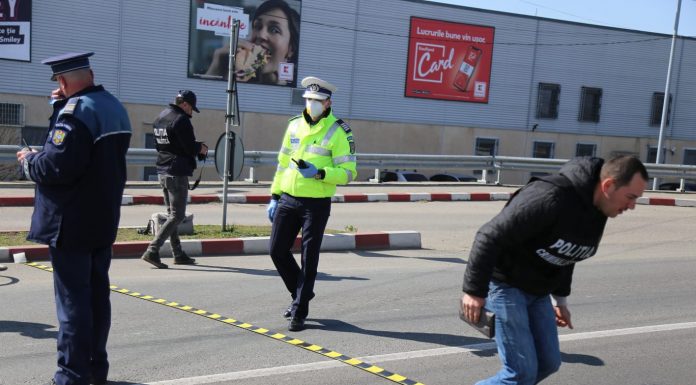 Pieton lovit de o mașină pe trecere, la Târgu-Jiu