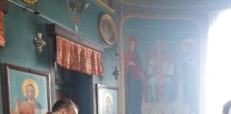 Sărbătoare cu mărţişoare-garoafe la Biserica ,,Sfânta Cuvioasa Parascheva” din Parohia Vârfu Viii, Oraşul Ţicleni, Gorj