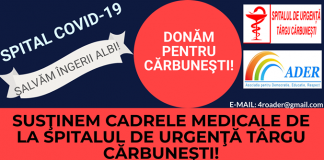 ADER strânge donații pentru spitalul COVID din Gorj