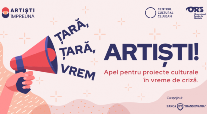 Artiștii români își dau mâna în lupta împotriva COVID-19