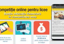 Finanțări pentru licee în competiția online „Susțin educația financiară în comunitatea mea”