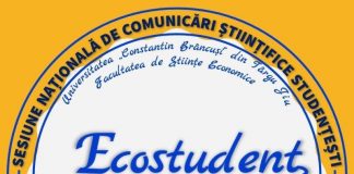 O nouă sesiune de comunicări ştiinţifice ECOSTUDENT, la Târgu-Jiu