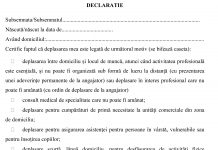 Condițiile în care se mai poate circula în intervalul 22.00-06.00