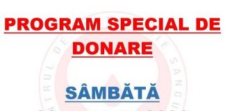 Program special de donare, la Centrul de Transfuzie Sanguină