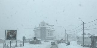 Zăpadă de un metru la Rânca!