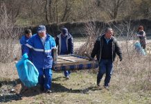 Râul Șușița, curățat de gunoaie