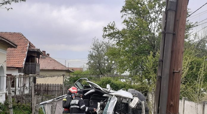Accident la Brănești
