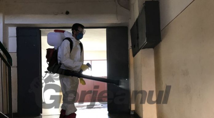 A început marea dezinfectare a scărilor de bloc!