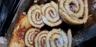 Rețeta săptămânii – Ruladă rapidă cu gem