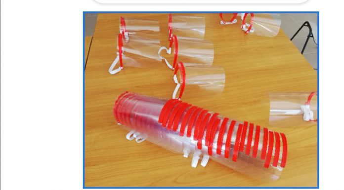 Colegiul Tehnic “Ion Mincu” din Târgu Jiu donează viziere de protecție cadrelor medicale din prima linie