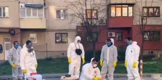 Primarii trec de la spălarea străzilor la dezinfectarea scărilor de bloc