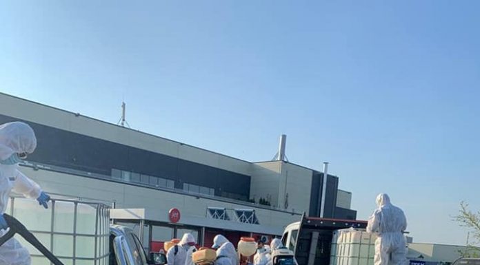 Noi acțiuni de dezinfecție, la Târgu Jiu