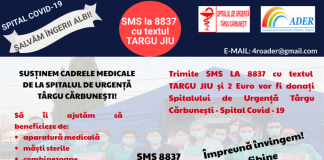 ADER a lansat campania ,,Salvăm Îngerii Albi”! Cu un singur sms ajutăm spitalele din Gorj!