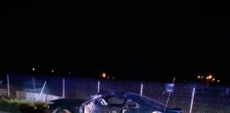 Patru tineri răniţi, după ce o mașină a intrat într-un stâlp, pe centura de ocolire a municipiului Târgu-Jiu