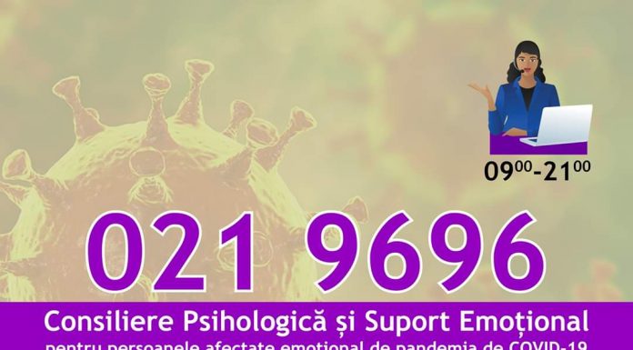 STS: O nouă linie telefonică pentru persoanele afectate de COVID-19