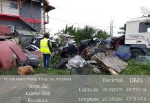 Parc de dezmembrări auto din Târgu Jiu, amendat cu 10.000 de lei