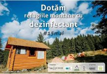 Refugiile montane și bazele Salvamont, dotate cu dozatoare cu dezinfectant