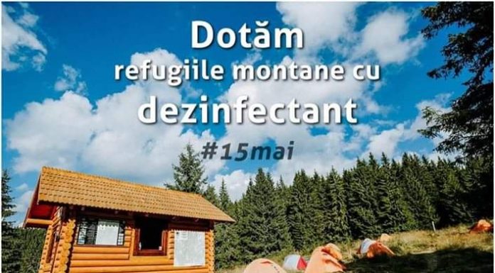Refugiile montane și bazele Salvamont, dotate cu dozatoare cu dezinfectant
