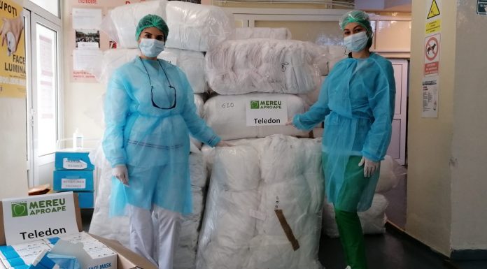 11.000 de măști, mii de halate și combinezoane, donație pentru Spitalul Rovinari!