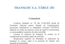 Comunicat de presă Transloc SA