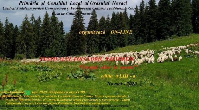 Ediția din acest an a Festivalului ,,Urcatul oilor la munte” se mută în mediul online!