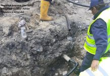 Drum județean închis din cauza unei avarii