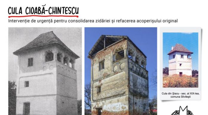 Cula Cioabă-Chințescu de la Șiacu, reabilitată prin proiectul ,,Ambulanța pentru Monumente”