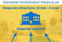 A fost aprobat calendarul de înscriere/reînscriere în învățământul preșcolar!