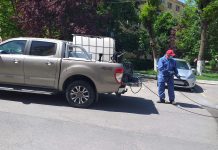 INSP nu recomandă pulverizarea chimică a trotuarelor şi străzilor! În Gorj s-au dat milioane pe astfel de proceduri