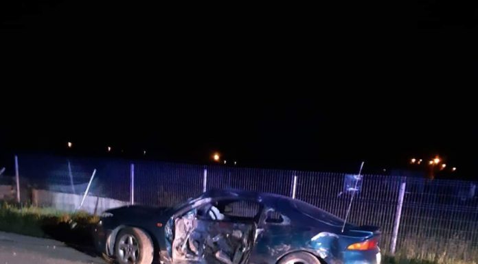 FOTO: Accident pe centura de ocolire a municipiului Târgu-Jiu