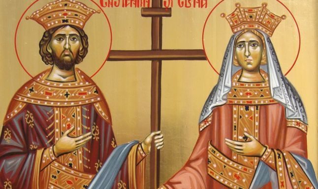 Educaţia…şi Lecţia de viaţă – Astăzi, întreaga creştinătate îi sărbătoreşte şi îi cinsteşte pe Sfinţii Împăraţi Constantin şi mama sa Elena!