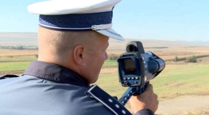 Șofer din Bâlteni, prins cu o viteză de aproape trei ori mai mare decât limita legală