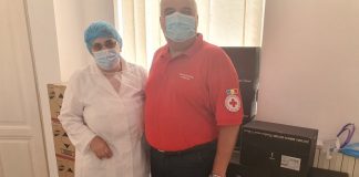Crucea Roșie Filiala Gorj donează materiale anti-covid