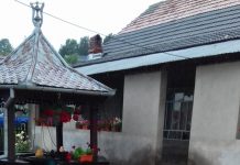 Foto: Inundații la Peșteana, zeci de gospodării afectate