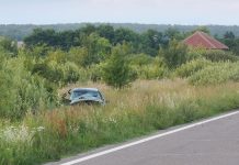 Foto: Accident grav la Buduhala, o femeie transportată la spital! Cozi de mașini pe un kilometru