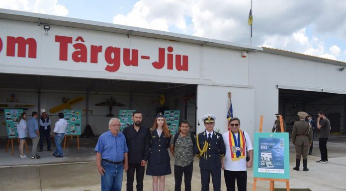 Gorjenii au sărbătorit cei 80 de ani de la înființarea Escadrilei Albe pe Aerodromul Târgu-Jiu
