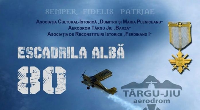 Eveniment dedicat temerarelor aviatoare din Escadrila Albă, pe Aerodromul de la Târgu-Jiu